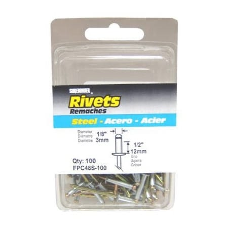 Fpc 100PK 18D STL Rivet FPC48S-100